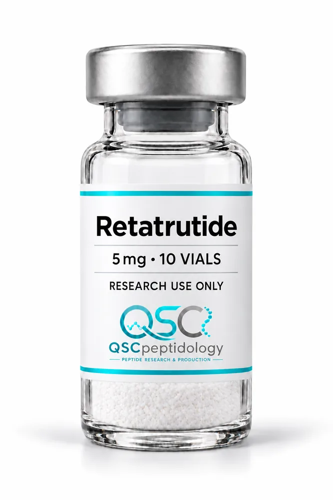 Retatrutide 5mg (Опаковка от 10 флакона) QSC Peptidology